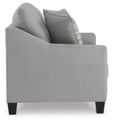 Adlai Gray Loveseat - Ornate Home