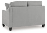 Adlai Gray Loveseat - Ornate Home