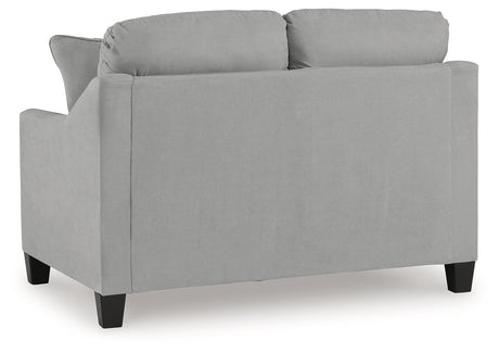 Adlai Gray Loveseat - Ornate Home