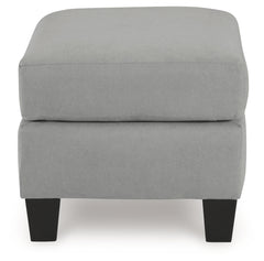 Adlai Gray Ottoman - Ornate Home
