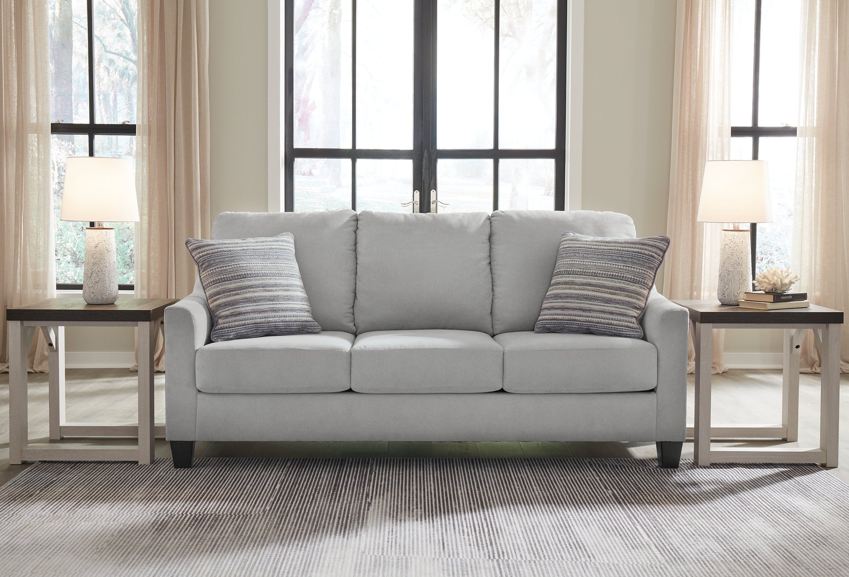 Adlai Gray Queen Sofa Sleeper (Online Special Price) - Ornate Home
