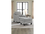 Adlai Shadow Chair & Ottoman (Online Special Price) - Ornate Home