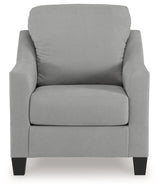Adlai Shadow Chair & Ottoman (Online Special Price) - Ornate Home