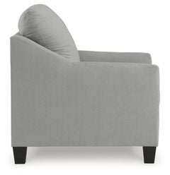 Adlai Shadow Chair & Ottoman - Ornate Home