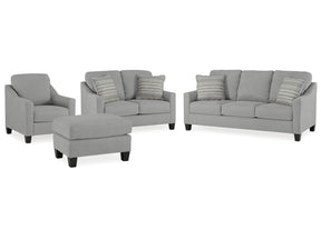 Adlai Shadow Sofa & Loveseat & Chair & Ottoman - Ornate Home