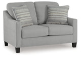Adlai Shadow Sofa & Loveseat & Chair & Ottoman - Ornate Home