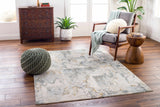 Adlai Textured Rug with Fringes - Ornate Home
