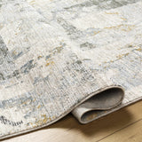 Adlai Textured Rug with Fringes - Ornate Home