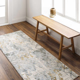 Adlai Textured Rug with Fringes - Ornate Home