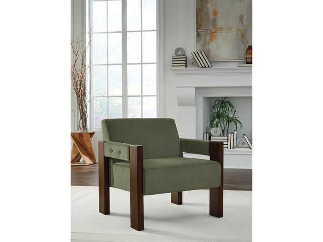 Adlanlock Olive Accent Chair - Ornate Home