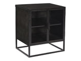 Adler Black Side Table - Ornate Home