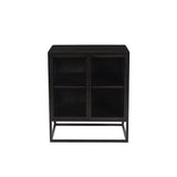 Adler Black Side Table - Ornate Home