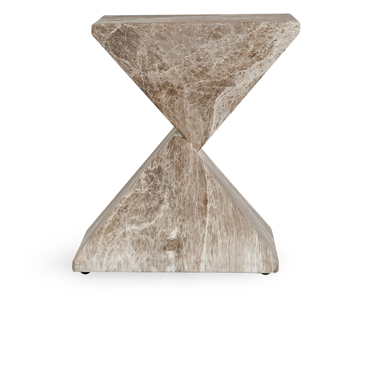 Adler Brown/Ivory Outdoor Accent Table - Ornate Home