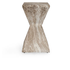 Adler Brown/Ivory Outdoor Accent Table - Ornate Home