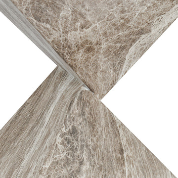 Adler Brown/Ivory Outdoor Accent Table - Ornate Home