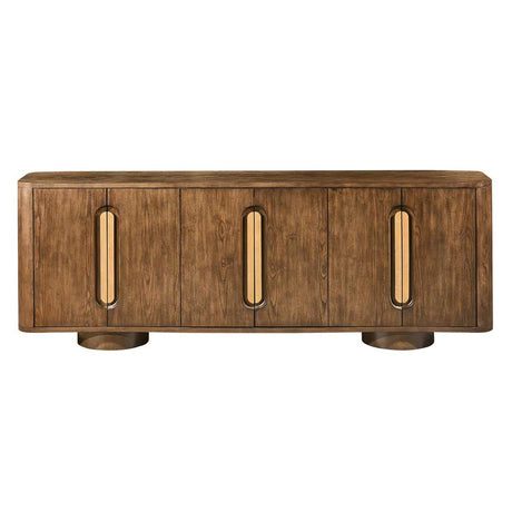 Adler Brown Six-Door Sideboard - Ornate Home