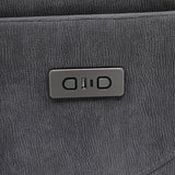 Adler Charcoal Grey Upholstered Power Swivel Glider Recliner - Ornate Home