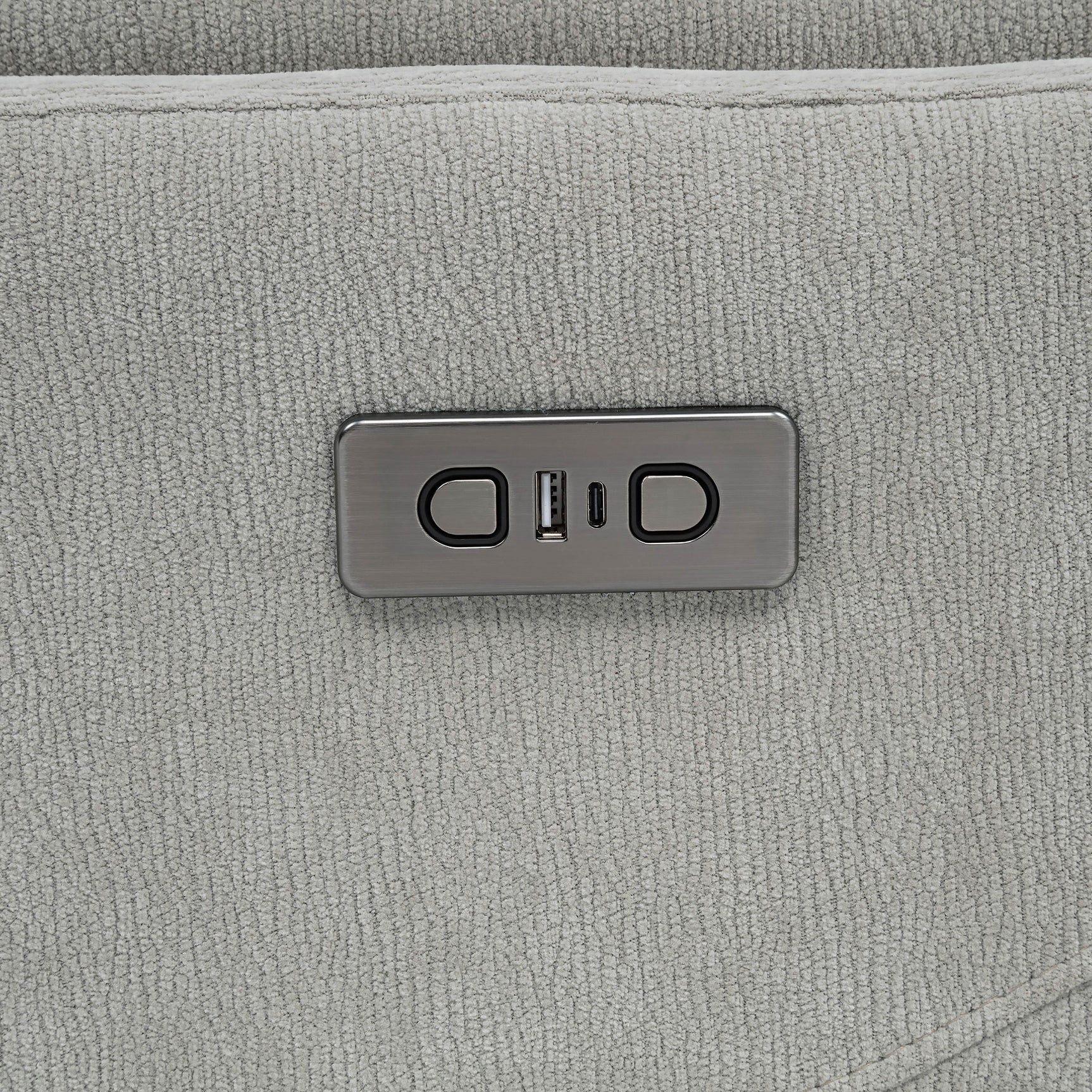 Adler Ivory Upholstered Power Swivel Glider Recliner - Ornate Home