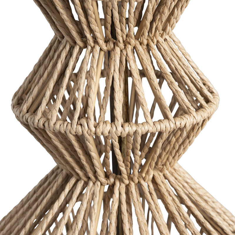 Adler Natural Adler Turreted Woven Table Lamp (Set of 2) - Ornate Home