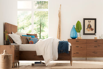 Adler Six Drawer Dresser in Natural Walnut - Ornate Home