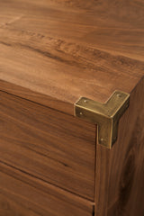 Adler Six Drawer Dresser in Natural Walnut - Ornate Home