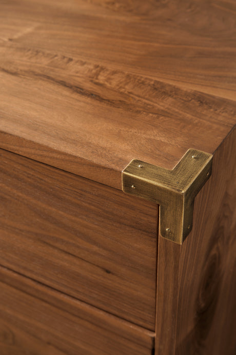 Adler Six Drawer Dresser in Natural Walnut - Ornate Home