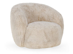 Adley Sand Swivel Accent Chair - Ornate Home