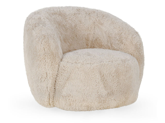 Adley Sand Swivel Accent Chair - Ornate Home