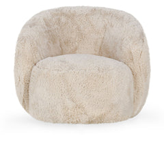 Adley Sand Swivel Accent Chair - Ornate Home