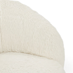 Adley Vanilla Swivel Chair