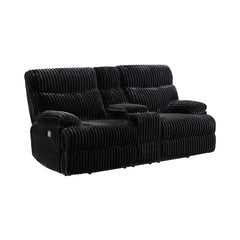 Admiral Masis Black 3-Piece Living Room Set