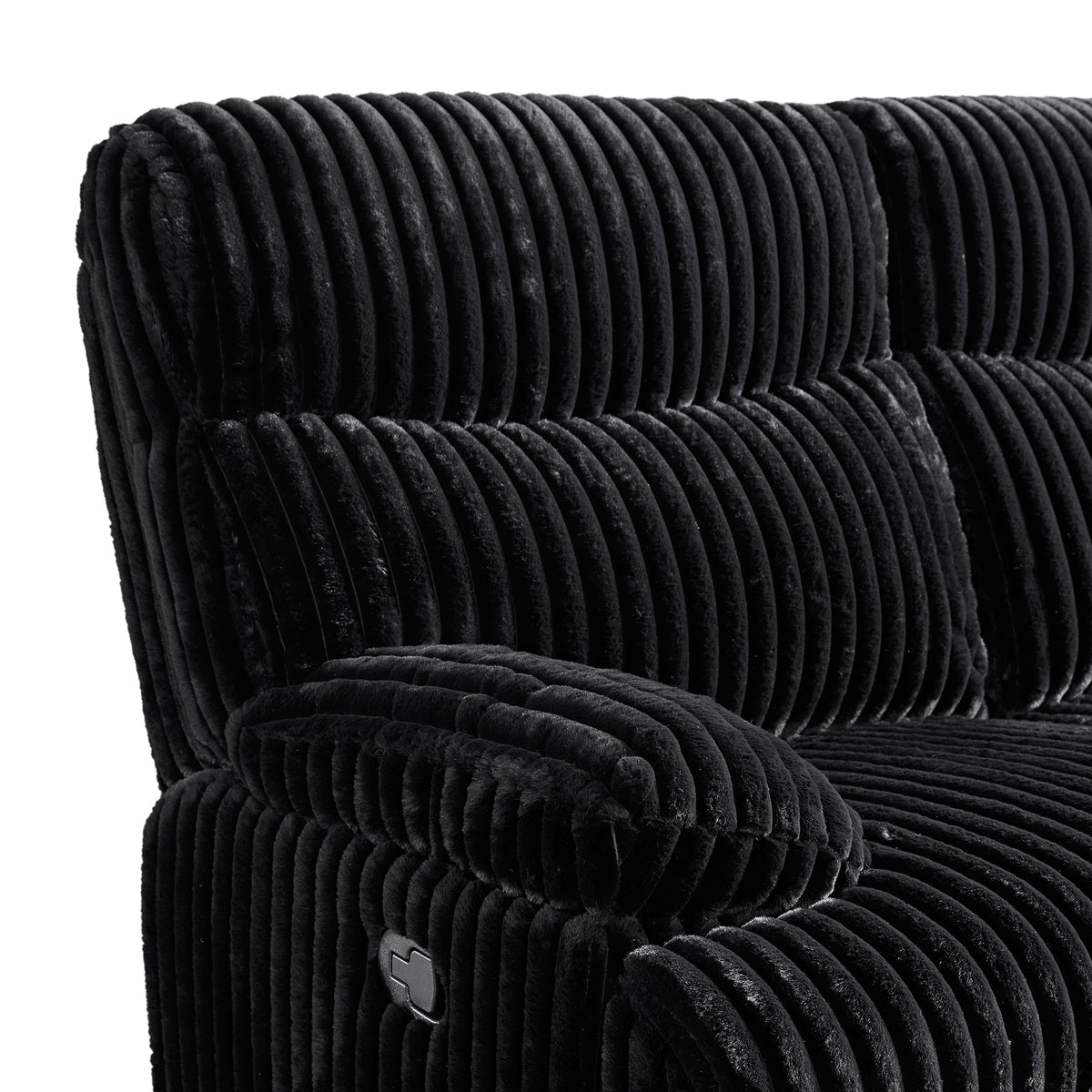Admiral Masis Black 3-Piece Living Room Set - Ornate Home
