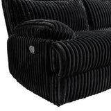 Admiral Masis Black 3-Piece Living Room Set - Ornate Home