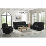Admiral Masis Black Motion Recliner - Ornate Home