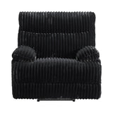 Admiral Masis Black Motion Recliner - Ornate Home