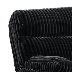 Admiral Masis Black Motion Recliner - Ornate Home
