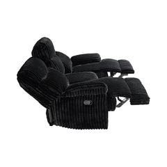 Admiral Masis Black Motion Sofa - Ornate Home