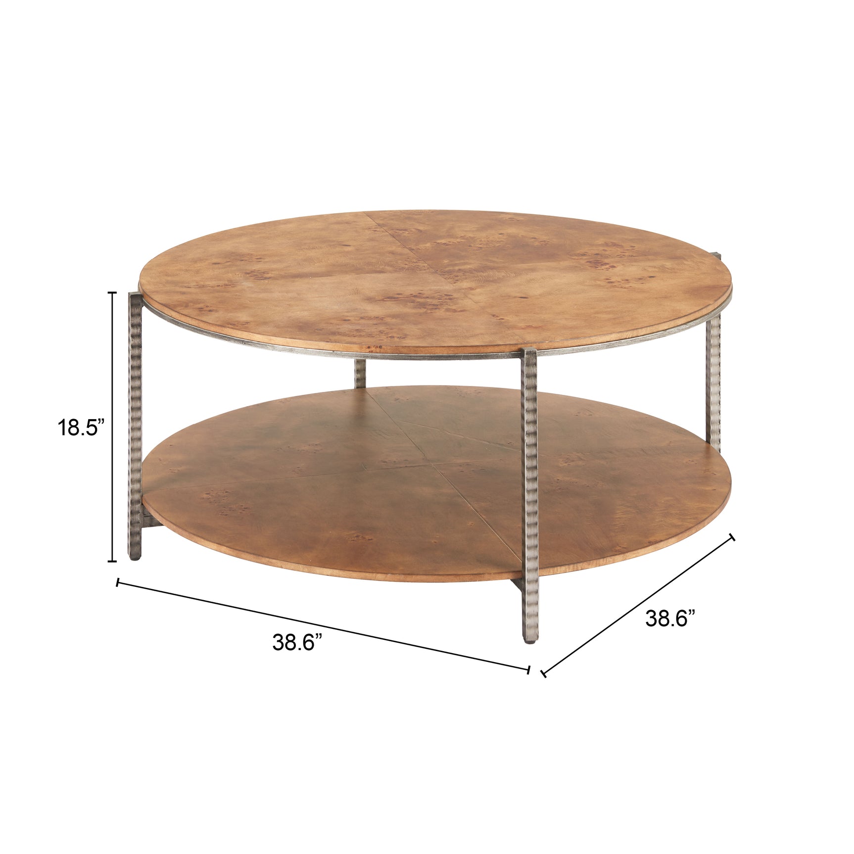 Adna Brown Coffee Table - Ornate Home