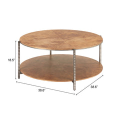 Adna Brown Coffee Table - Ornate Home