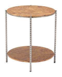 Adna Brown Side Table - Ornate Home