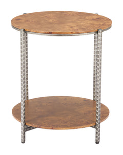 Adna Brown Side Table - Ornate Home