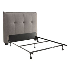 Adona Upholstered Full Headboard in Dolphin Linen - Ornate Home