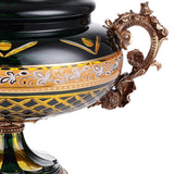 Adora Black & Gold/Beige Urn  / HD-3010L - Ornate Home
