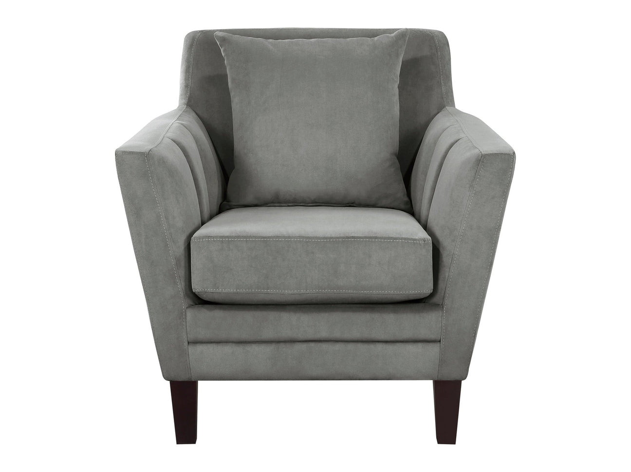Adore Gray Accent Chair - Ornate Home