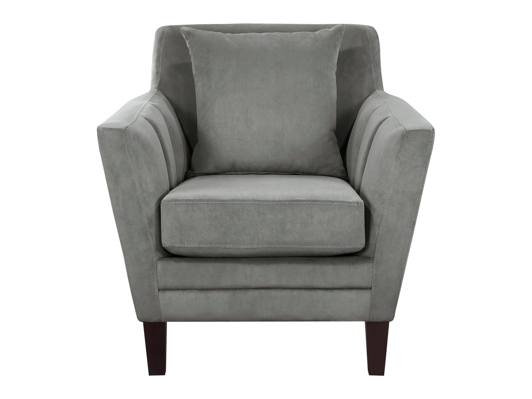 Adore Gray Accent Chair - Ornate Home