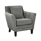 Adore Gray Accent Chair - Ornate Home