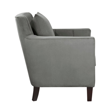Adore Gray Accent Chair - Ornate Home