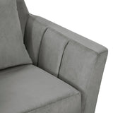 Adore Gray Accent Chair - Ornate Home