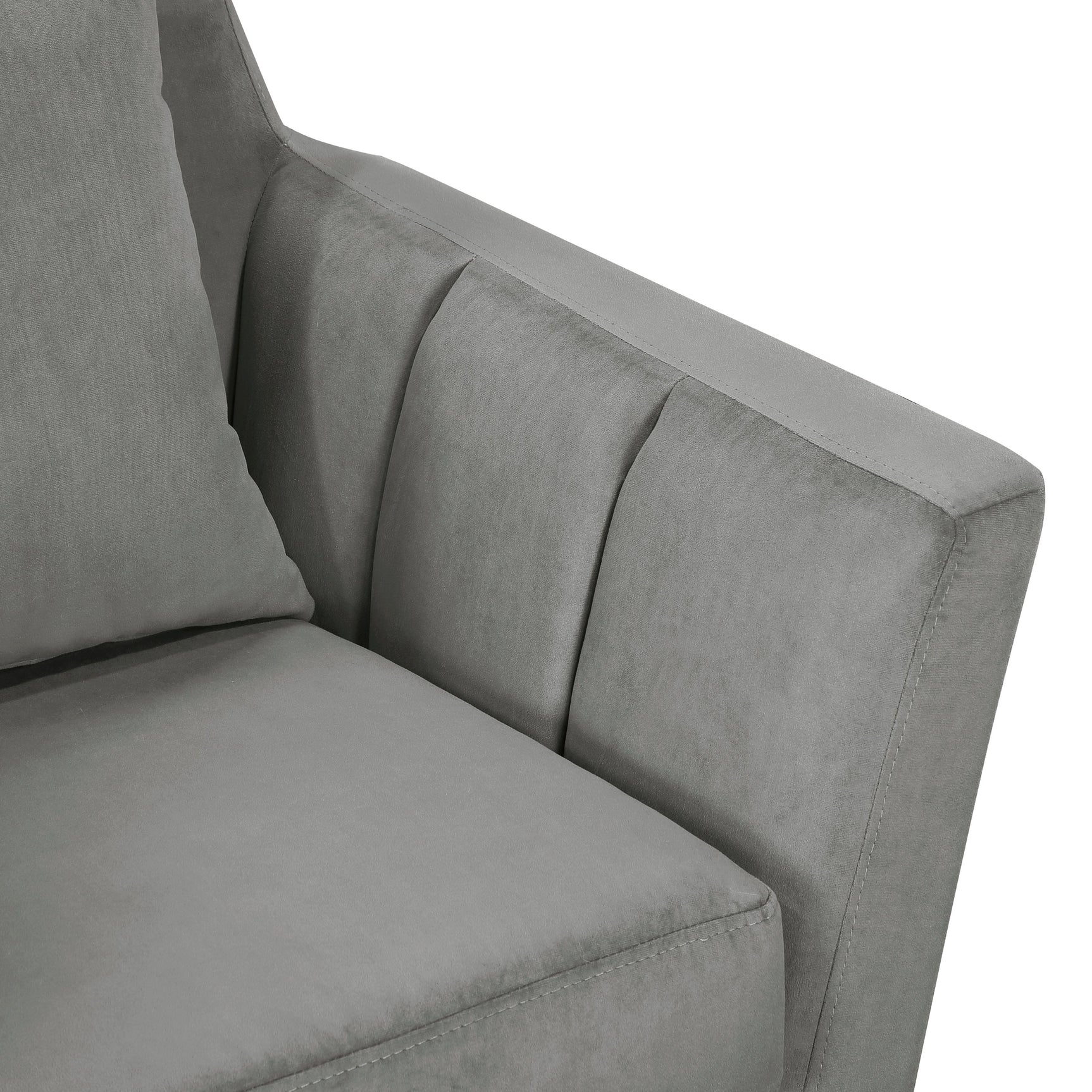 Adore Gray Accent Chair - Ornate Home