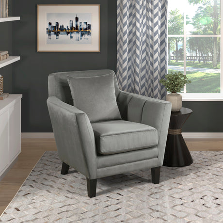 Adore Gray Accent Chair - Ornate Home